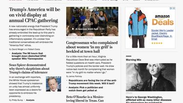 The Washington Post estrena lema, sobre la democracia