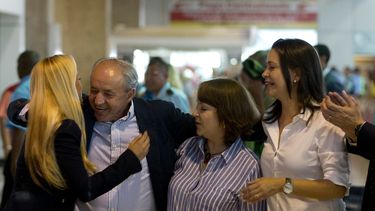 Congresistas españoles visitan a alcalde detenido en Caracas