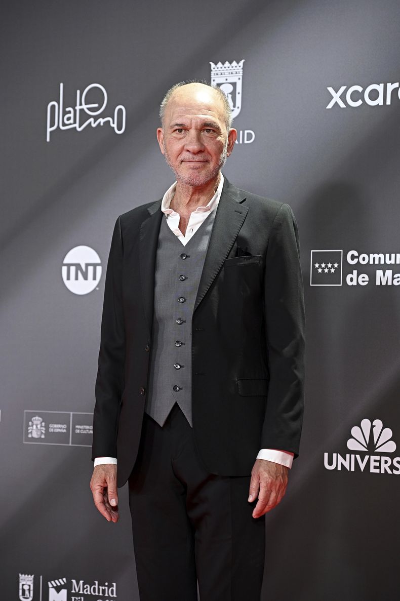 El director Dario Grandinetti posa en los Premios Platino de cine iberoamericano en Madrid, España, el domingo 27 de abril de 2025. (Francisco Guerra/Europa Press via AP)