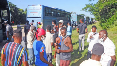 repatrian 350 haitianos que llegaron a cuba por error