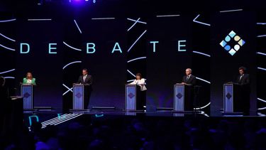 Los candidatos presidenciales de Argentina se enfrentan en el segundo debate electoral