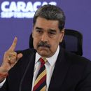 El presidente de Venezuela, Nicolás Maduro, durante una conferencia de prensa, el lunes 1 de septiembre de 2025, en Caracas. (AP Foto/Ariana Cubillos)