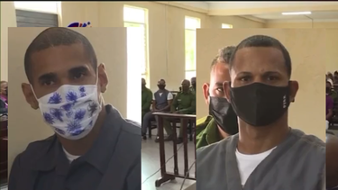 regimen publica, por primera vez, imagenes del juicio a luis manuel otero alcantara y maykel castillo perez