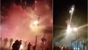 horror en las parrandas de zulueta: explosion deja una decena de heridos