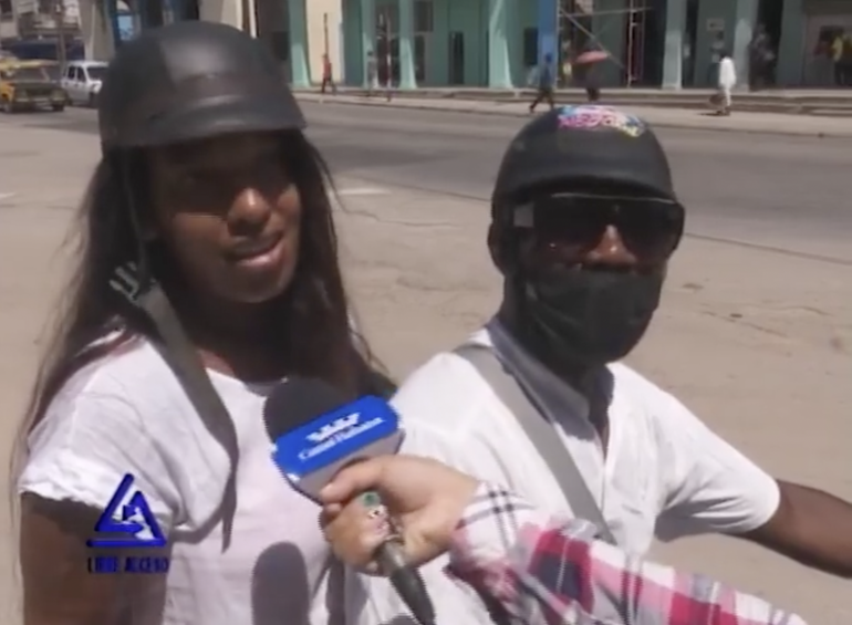 Reportaje de televisión cubana presenta a Marianao como un paraíso: Está rico hay de todo, comida..pollo y no se va la luz