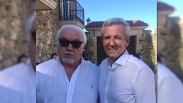 carlos vasallo, presidente y ceo de america teve  se reune con el presidente de la xunta de galicia en la coruna