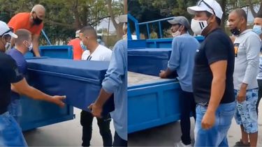video: familiares tienen que transportar el cadaver de su ser querido en una camioneta por falta de carro funebre en holguin