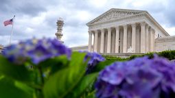 La sede de la Corte Suprema de Estados Unidos en Washington, el 8 de junio del 2026. (AP foto/Mariam Zuhaib)