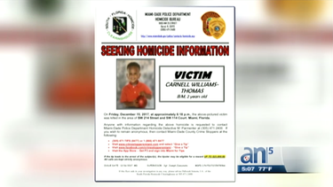 miles de dolares de recompensa para esclarecer muerte de nino de 2 anos en miami