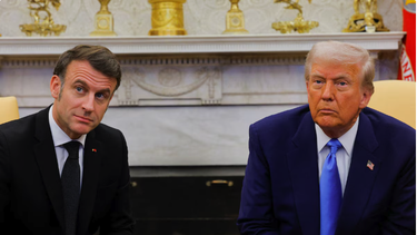 trump asegura que la guerra en ucrania podria terminar en semanas y macron aboga por una paz duradera