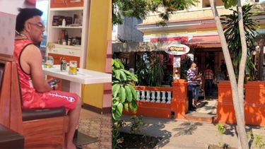 captan a victor mesa comiendo en una paladar en el vedado tras regresar a cuba