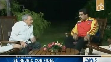 americateve | Nicolás Maduro reveló detalles de su reciente y sorpresivo encuentro con Fidel y Raúl Castro en La Habana.