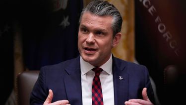 El secretario de Defensa de Estados Unidos Pete Hegseth en la Casa Blanca en Washington el 2 de diciembre del 2025. (AP foto/Julia Demaree Nikhinson)