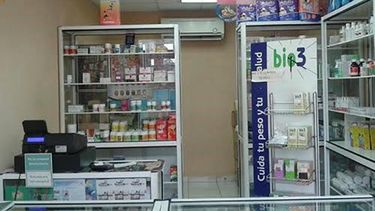 Farmacia en CUC para extranjeros y los cubanos que pueden darse el lujo.