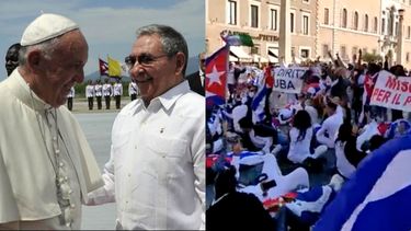 el papa francisco le da la espalda a los cubanos que clamaron libertad frente al vaticano