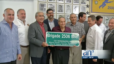 La Brigada 2506 estrena museo y nombra calle en Hialeah Gardens