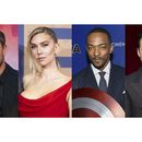Esta combinación de fotos muestra a Chris Hemsworth en el estreno en Londres de Transformers One el 19 de septiembre de 2024, de izquierda a derecha; Vanessa Kirby en el estreno en Londres de Napoleon el 15 de noviembre de 2023; Anthony Mackie en una proyección de Capitán América: Brave New World en Nueva York el 13 de febrero de 2025; y Sebastian Stan en la Gala del Museo de la Academia en Los Ángeles el 19 de octubre de 2024. (Foto AP)