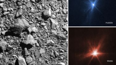 La NASA publica nuevas fotos de choque con asteroide