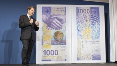 Suiza estrena billete de 1.000 francos