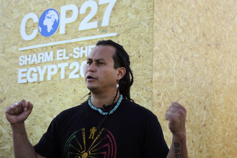 MOR-CLI COP27-PROTESTAS