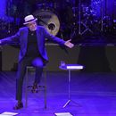 El cantante español Joaquín Sabina se presenta en concierto en la Ciudad de México, el lunes 27 de enero de 2025. (Foto AP/Eduardo Verdugo)