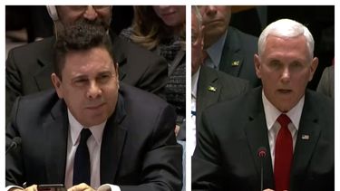 el fuerte mensaje de pence a representante  de venezuela en la onu deberia regresar  y decirle a maduro que su tiempo se ha acabado