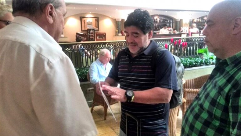 Maradona carta fidel