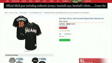 pagina falsa vende camisetas de jose fernandez a 30 dolares