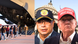 el socialista petro se niega a recibir deportaciones de eeuuy trump responde con aranceles del 25% y fuertes sanciones a colombia
