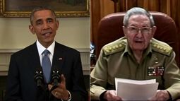 Castro y Obama han iniciado un proceso de normalización de relaciones tras más de 50 años de enfrentamiento político. Castro y Obama han iniciado un proceso de normalización de relaciones tras más de 50 años de enfrentamiento político.