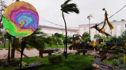 huracan melissa sale de cuba dejando a su paso destruccion e inundaciones