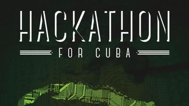 &nbsp;Cartel del Hackathon por Cuba celebrado en Miami el año pasado.