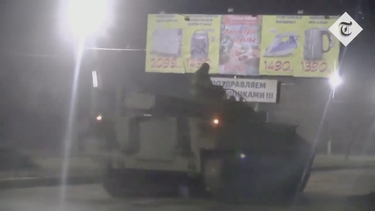 asi cruzaron la frontera las fuerzas invasoras de putin en el territorio de donetsk, ucrania