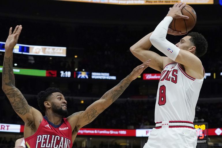 LaVine aporta 32 puntos a triunfo de Bulls sobre Pelicans