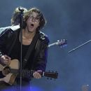 David Kushner durante su presentación en el festival Corona Capital en la Ciudad de México, el viernes 15 de noviembre de 2024. (Foto AP/Eduardo Verdugo)