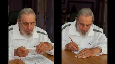 cuba difundio imagenes del voto de fidel castro en las municipales