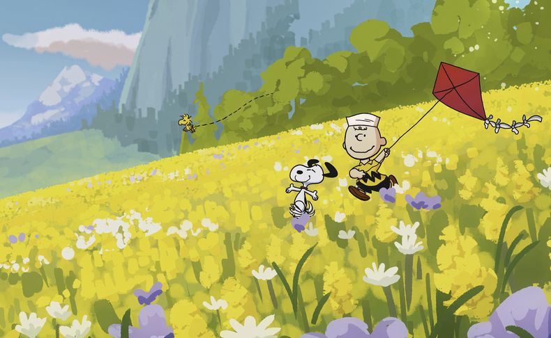 Esta imagen publicada por Apple TV+ muestra una escena de Snoopy Presents: A Summer Musical. (Apple TV+ via AP)