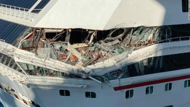 dos cruceros de carnival chocan en cozumel, mexico; hay una persona herida
