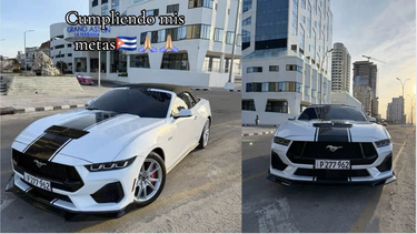 indignacion en cuba: aparece un mustang gt de $70.000 en pleno colapso economico
