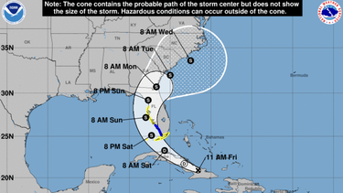 emiten estado de emergencia para zonas de florida por posible depresion o tormenta tropical