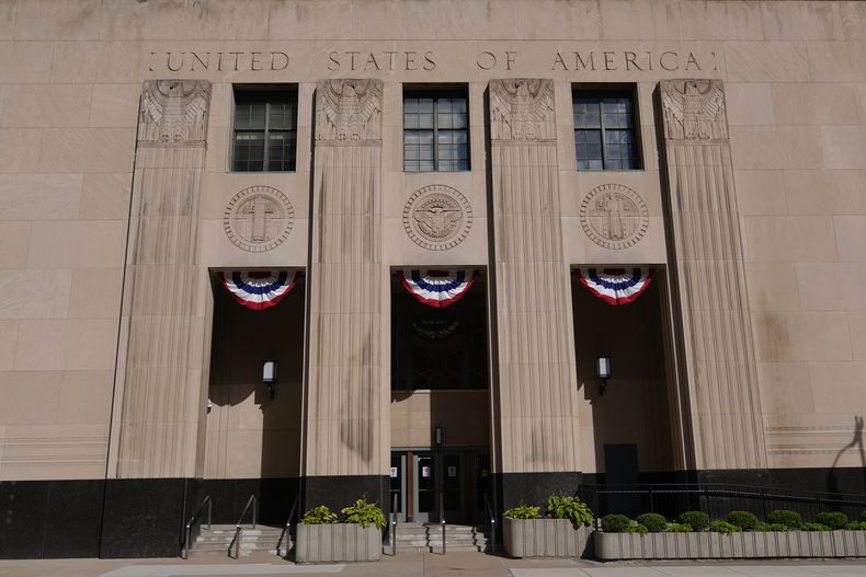 La corte federal de distrito, el miércoles 10 de septiembre de 2025, en Detroit. (AP Foto/Ryan Sun. Archivo)