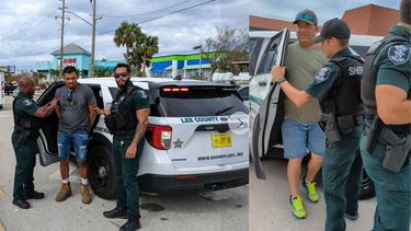 viajaron desde homestead  para recoger escombros en  fort myers beach, pero en realidad estaban saqueando negocios 