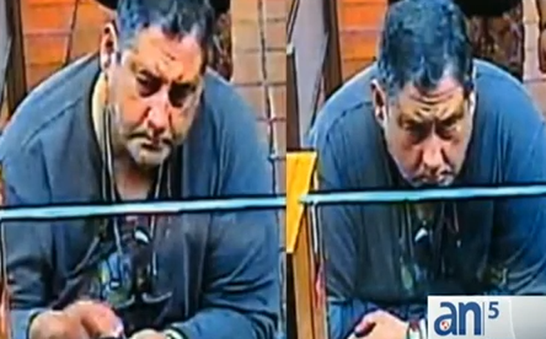 Sigue prófugo el hombre que participó en una serie de fraudes bancarios y se llevó miles de dólares en efectivo y mercancía de varios negocios.