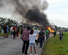 Aparatoso accidente de tránsito en Camagüey deja dos fallecidos y siete lesionados