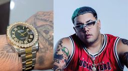 critican en redes sociales a reguetonero cubano residente en la isla por presumir de su rolex de oro con diamantes incrustados