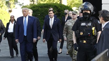 Protestas resaltan diferencias entre Trump y el Pentágono