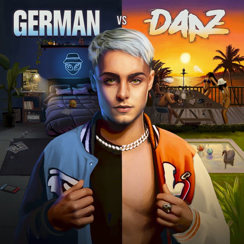 En esta portada proporcionada por WK Records German VS DAAZ de Daaz. (WK Records vía AP)