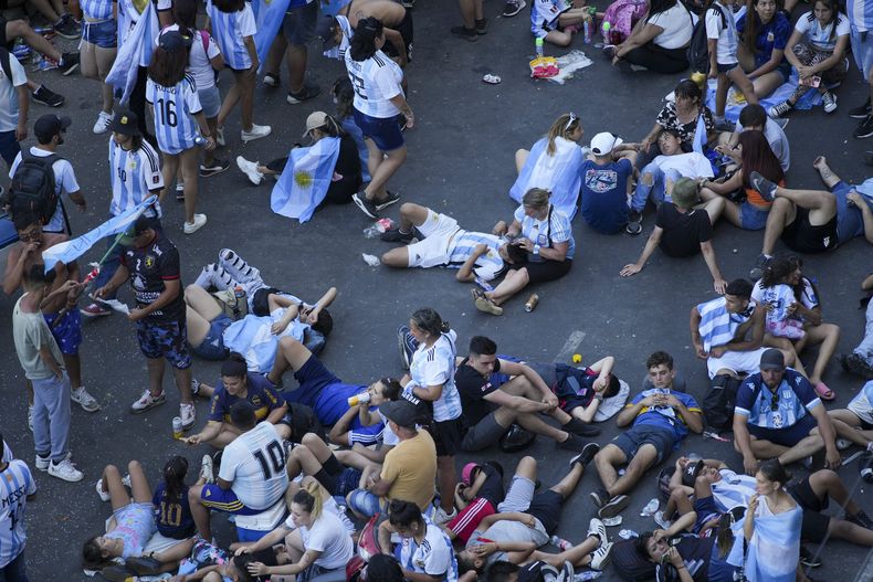 DEP-FUT MUNDIAL-ARGENTINA-REGRESO