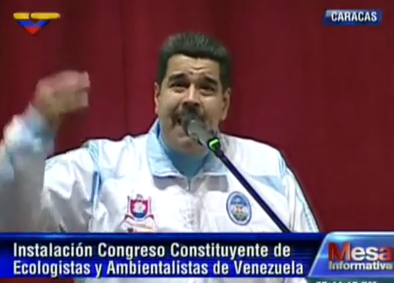 El presidente de Venezuela respondió con una agresión la iniciativa bipartidista estadounidense que prevé castigar a funcionarios chavistas. Tras el cuarto encuentro, los diálogos con la oposición permanecen suspendidos
