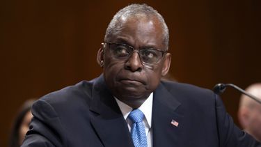 El secretario de Defensa de Estados Unidos Lloyd Austin en el Congreso en Washington el 8 de mayo de 2024. (Foto AP/Mark Schiefelbein)